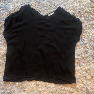 Black chiffon Lush top size medium